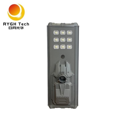 ضوء الشارع المدمج من الطاقة الشمسية LED 30W مع سطوع عالي 5054 رقائق LED جهاز استشعار PIR