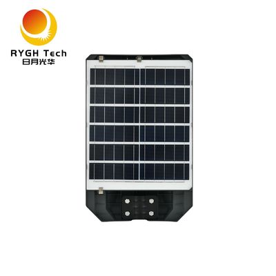 3.2V LiFePO4 بطارية لوح شمسي أحادي البلورية السيليكوني ضوء الشارع المدمج للطاقة الشمسية LED 20W مع استشعار رادار التحكم في الضوء