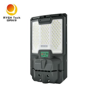 3.2V LiFePO4 بطارية لوح شمسي أحادي البلورية السيليكوني ضوء الشارع المدمج للطاقة الشمسية LED 20W مع استشعار رادار التحكم في الضوء