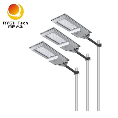 ضوء الشارع المدمج من الطاقة الشمسية LED 20W رادار الاستشعار التحكم عن بعد للمشي على الرصيف الحديقة الحديقة إضاءة الطرق LED