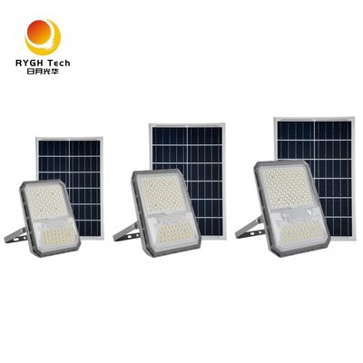 إضاءة خارجية للتحكم الذكي في الإضاءة، رقائق LED عالية التجويف 5054، كشاف LED يعمل بالطاقة الشمسية 25 واط للحديقة والطريق والرصيف والفناء