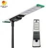 مشاريع حكومية الكل في واحد Aio متكامل 80 واط ضوء شارع LED شمسي مع كاميرا CCTV 4G