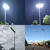ضوء شارع شمسي LED مدمج من الألومنيوم Aio عالي الطاقة للطرق العامة 120 واط 150 واط