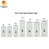 إضاءة الطرق جهاز استشعار الميكروويف الكل في واحد متكامل 60W Alumbrado Publico شمسية مصباح شمسي LED Street Light