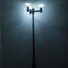 مصباح المناظر الطبيعية العامة منصة المصباح أعلى متكاملة 15 واط شمسية LED ضوء الحديقة