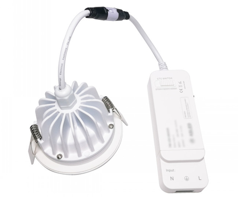 COB 9W الذكية عكس الضوء LED السقف أسفل الضوء Bridgelux CSP مختلط إثبات المياه اللون