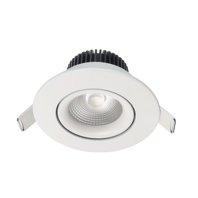 38/60 درجة زاوية الشعاع الذكية LED دوونلايتس 8W يعتم / درجة حرارة اللون قابل للتعديل
