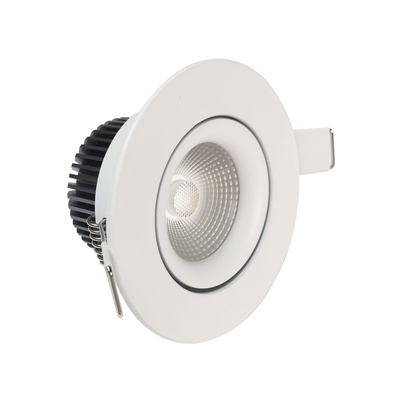 38/60 درجة زاوية الشعاع الذكية LED دوونلايتس 8W يعتم / درجة حرارة اللون قابل للتعديل