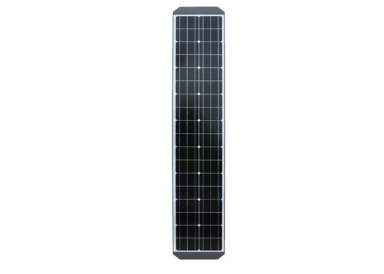 5500K 60W المصابيح الشمسية شارع حديقة IP65 7800-9000LM مع لوحة أحادية للطاقة الشمسية