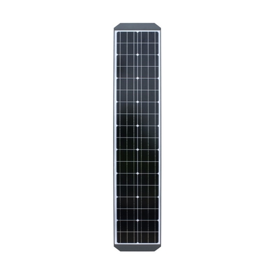 IP65 الكل في واحد الشمسية بقيادة ضوء الشارع 30W-80W الزجاج المقسى مع لوحة للطاقة الشمسية