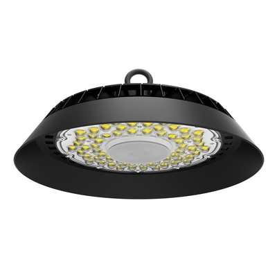 100Lm / ث UFO LED عالية خليج ضوء اللون الأسود الإسكان MEANWELL سائق DOB المختار