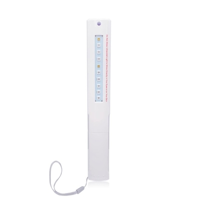 معقم ضوء محمول LED يعمل بالطاقة الشمسية بقوة 4 وات ، ضوء تعقيم بالأشعة فوق البنفسجية المحمول طاقة البطارية الجافة