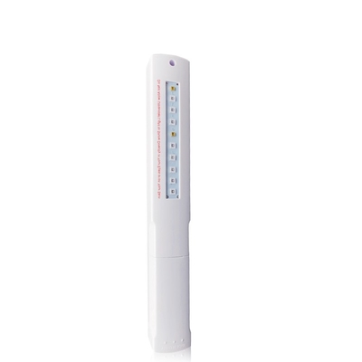معقم ضوء محمول LED يعمل بالطاقة الشمسية بقوة 4 وات ، ضوء تعقيم بالأشعة فوق البنفسجية المحمول طاقة البطارية الجافة