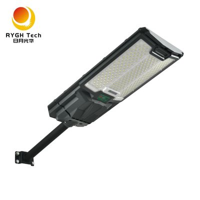 منطقة إضاءة واسعة 300 متر مربع مع رقائق LED 5050 عالية السطوع، مصباح شارع LED شمسي متكامل 30 واط